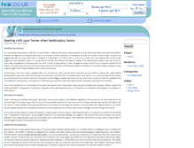 Tablet Screenshot of paul.blogs.bankruptcyhelp.org.uk